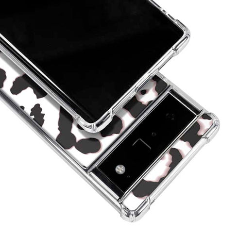 B&W Leopard Google Pixel 6 Clear Case
